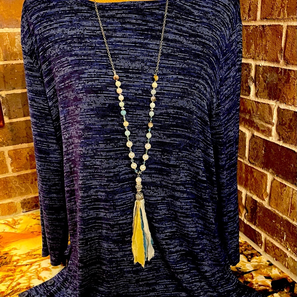 Medium, New, Rich Blue Shirt